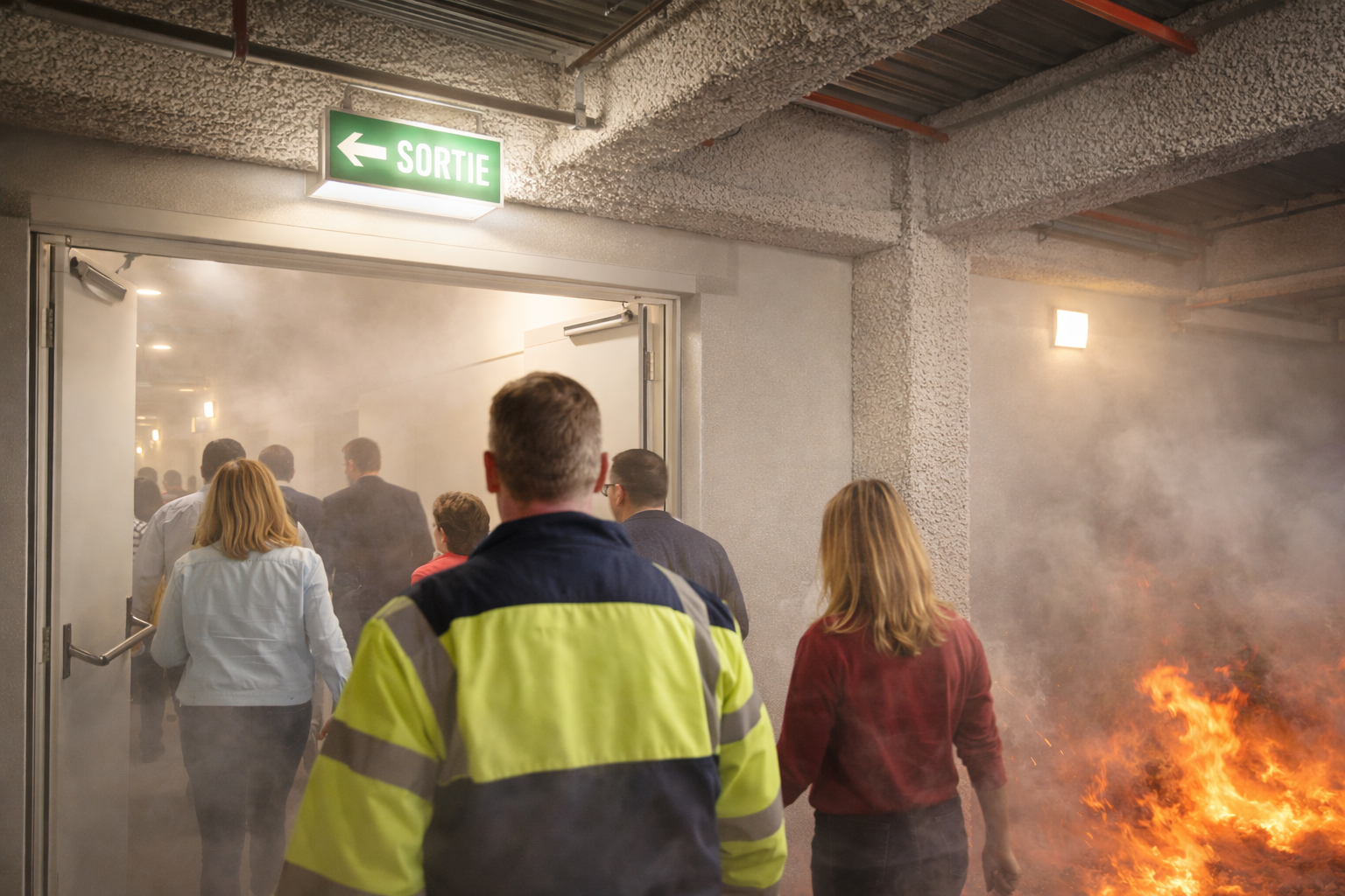 Projet réalisé - flocage coupe-feu